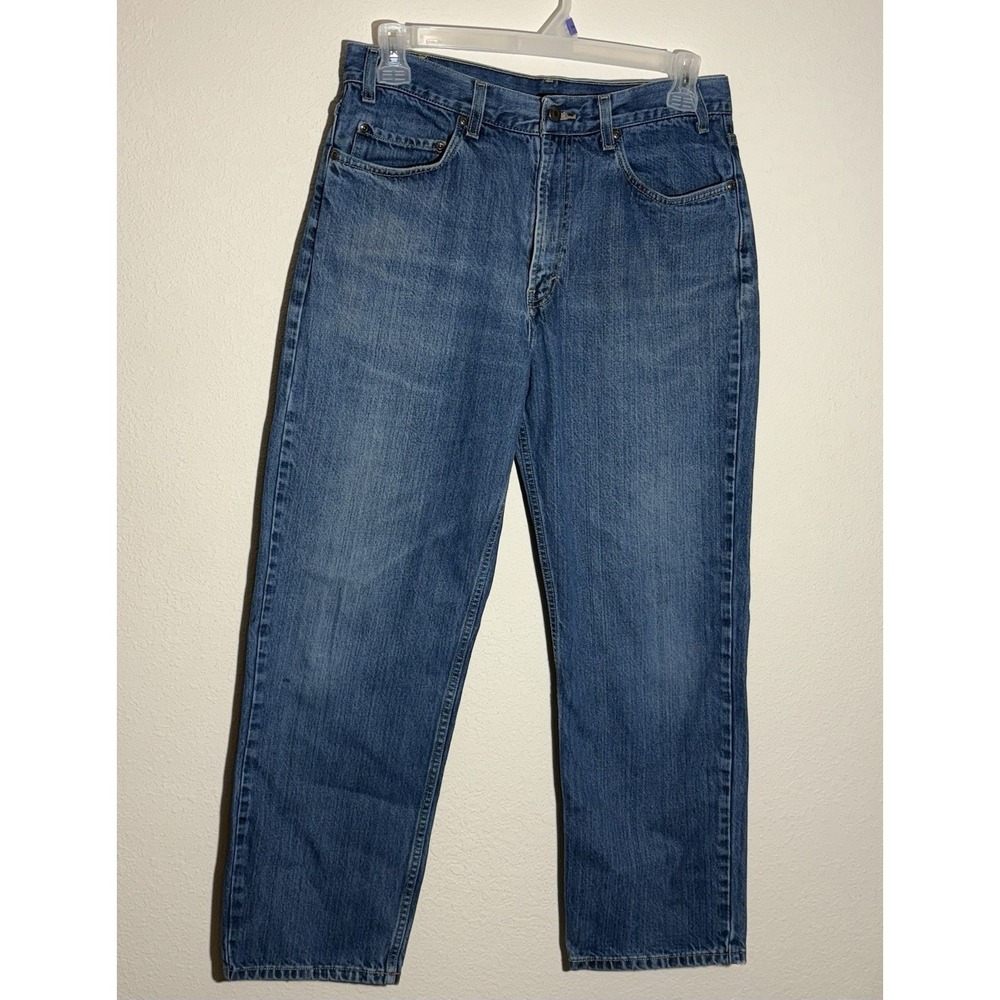 Kirkland Signature Jeans Men's 33x28 (tag 34x30)‎ Reg Fit Straight Leg Workwear - Picture 2 of 8